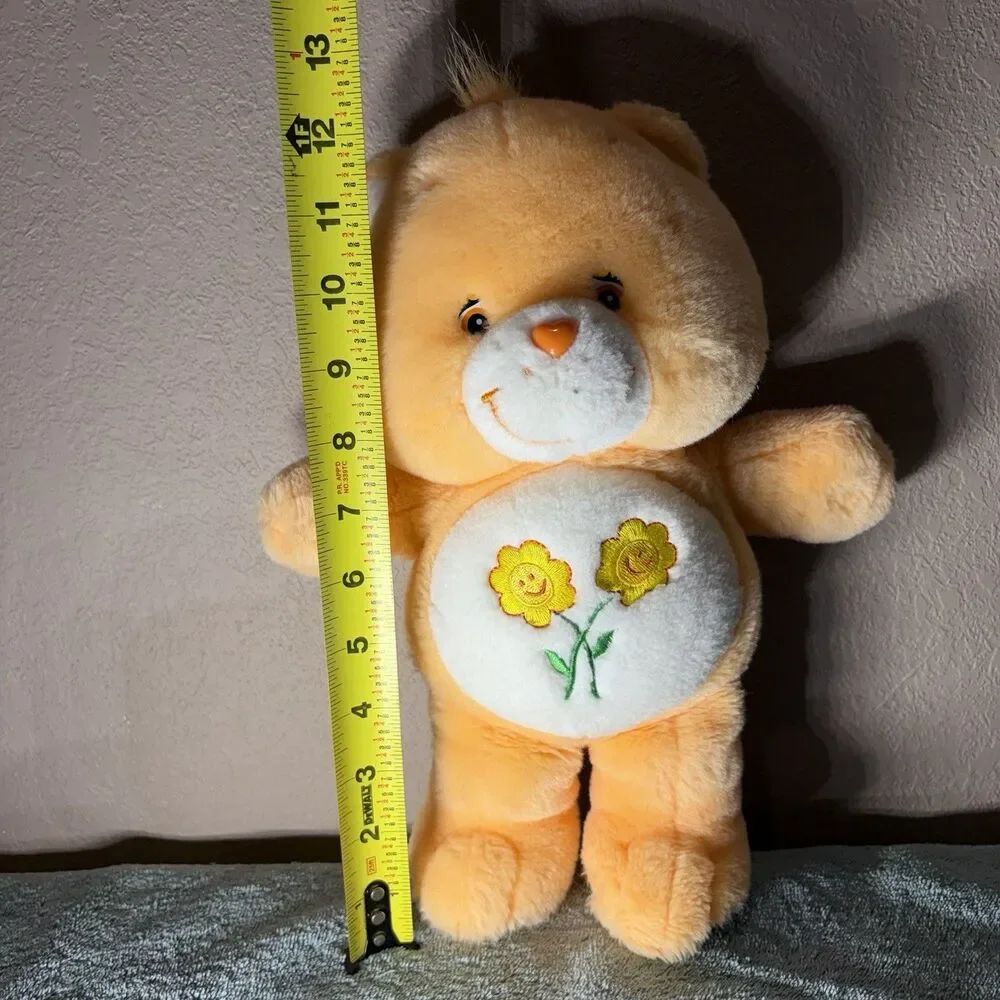 Just Play~Care Bears 2003 Yellow Flowers Hearts 13